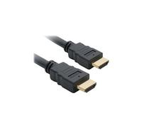 DLH - High speed - câble HDMI avec Ethernet - HDMI mâle pour HDMI mâle - 2 m - noir - support 4K