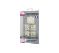 KIT MADE INTERNATIONAL ADAP WHITE FROM EUR TO OVER 150 COUNT