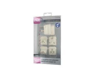 DLH Kit adaptateur de connecteur d'alimentation - Blanc