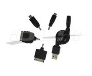 DLH - Kit de 4 connecteurs avec câble rétractable