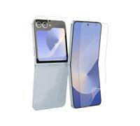 Kit protection écran film plastique pour SAMSUNG Galaxy Z Flip 6 (SM-F741) - Protection avant / arrière / intérieure