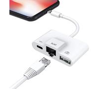 DLH Energy Adaptateur Lightning DY-TU4034W – USB, Réseau