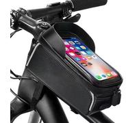 DLH - MOBILE ACCESSORIES Bicycle Frame Bag with Waterproof Smartphone Holder - A