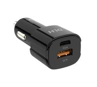 DLH adaptateur d'alimentation pour voiture - USB type A, 24 pin USB-C - 38 Watt