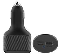 CHARGEUR VOITURE ALLUME CIGARE USB-C 90W POWER DELIVERY POUR ORDINATEUR PORTABLE + USB-A 18W QC 3.0