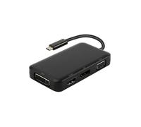 DLH Energy Adaptateur vidéo DY-TU4880B USB-C vers HDMI/DVI/DisplayPort 15 cm Noir 1920x1080