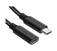 DLH DY-TU5257B Câble USB-C vers USB-C 2m, USB 3.2 Gen 2x2 (20Gbps), E-Mark 240W (5A), Support 4K 60Hz