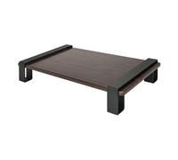 DLH - Support pour ordinateur portable / moniteur LCD - cadre noir, noyer