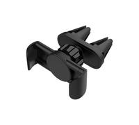 DLH Support Smartphone Voiture Grille Ventilation Double Accroche DY-DU4595 (58-90mm) Rotation 360°, 77x32x65mm, Noir, Poids 42g