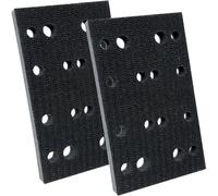 Dlh western Interfaced Foam Lot de 2 patins abrasifs 80 x 133 x 7 mm Compatible avec RTS400 LS130 353 GSS12V-40N Festool Mirka Bosch