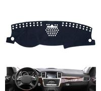 DLHFC Voiture Tapis Tableau Bord pour Mercedes Benz M Class GLE 2012-2019 W166, Tapis de Protection Solaire, Antidérapant Tapis Couverture Tableau Bord