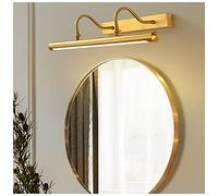 DLHH KiLoom Lampes pour Tableau, Laiton pour Affichage de Peinture, Montage Mural, Lampes murales à LED en métal, Bras pivotant câblé (Couleur : Laiton, Taille : 66 x 13,5 x 18 cm)