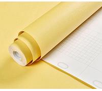 DLHH Papier Peint Autocollant Jaune foncé à décoller et à Coller, Film décoratif Amovible pour décoration de la Maison et rénovation de Meubles, 60 x 600 cm