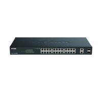 D-Link commutateur réseau DGS-1100-26MPV2/E géré L2 Gigabit Ethernet (10/100/1000) PoE Noir