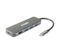 D-Link Hub USB DUB-2333 60 W Gris