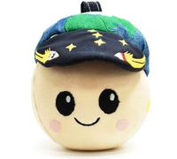 Dlishka Rise - Peluche Kawaii - Planète mignonne comme mascotte de gravité - Peluche douce Terre inspirée de la mission Artemis 2 - Figurine kawaii en peluche pour enfants et adultes (15 cm)