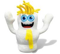 Dlishka Steal A - Peluche rouge cerveau - Peluche mignonne - Jouet italien - Peluche drôle - Cadeau pour les fans - Peluche douce et parfaite pour la décoration et la collection (spaghetti tualetti)