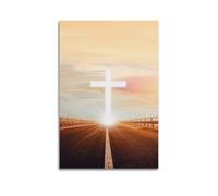 DLJGDS Poster décoratif sur toile avec effet radiant sous le soleil et le ciel - Décoration murale moderne pour chambre à coucher familiale - 40 x 60 cm