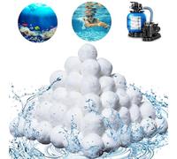 Dljingan Boule Filtrante pour Piscine, 700g Balles Filtrantes pour Remplace 25kg de Sable de Filtration, Réutilisables Balles Filtrantes Piscine Convient aux Systèmes de Filtration pour Piscine (700g)