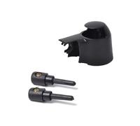 DLKUMPHEZ Cache-écrou bras d'essuie-glace Compatible avec VW Polo, B7, Golf | Cover Cap Compatible avec VW Passat B6, Touran, Tiguan, Scirocco, Caddy, Transporter(2pcs Nozzles With Cap)
