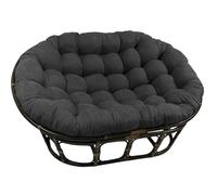 DLLDLGG Coussin De Chaise Double Papasan Surdimensionné 170 X 120 Cm (sans Chaise), Coussin De Chaise Rond Rembourré Et Imperméable pour Extérieur, Coussin De Chaise Pivotante en Polyester
