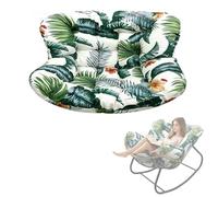 DLLDLGG Coussin pour Fauteuil À Bascule D'intérieur/extérieur, Coussin Surdimensionné en Résine Tressée pour Fauteuil De Lecture, Coussin pour Fauteuil À Bascule Papasan en Forme D'œuf pour Chambre