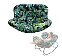 DLLDLGG Coussin pour Fauteuil À Bascule D'intérieur/extérieur, Coussin Surdimensionné en Résine Tressée pour Fauteuil De Lecture, Coussin pour Fauteuil À Bascule Papasan en Forme D'œuf pour Chambre