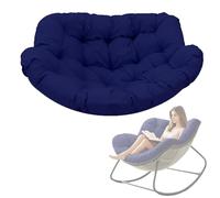 DLLDLGG Coussin Surdimensionné pour Fauteuil À Bascule Papasan, Coussin De Remplacement Confortable pour Fauteuil Œuf en Osier, pour Balcon Véranda Jardin Pelouse Salon