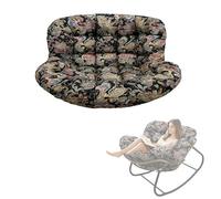 DLLDLGG Coussin Surdimensionné pour Fauteuil À Bascule Papasan, Coussin De Remplacement Confortable pour Fauteuil Œuf en Osier, pour Balcon Véranda Jardin Pelouse Salon
