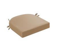 DLLDLGG Coussins De Chaise De Terrasse en Forme De U pour Un Confort Tout Temps, Coussins en Polyester Haut De Gamme De 5 Cm D'épaisseur avec Attaches Robustes Et Fermeture Éclair Dissimulée