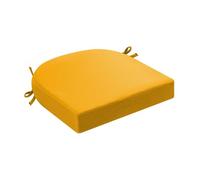 DLLDLGG Coussins De Chaise De Terrasse en Forme De U pour Un Confort Tout Temps, Coussins en Polyester Haut De Gamme De 5 Cm D'épaisseur avec Attaches Robustes Et Fermeture Éclair Dissimulée