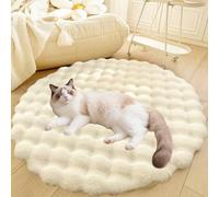 DLLDLGG Tapis Lavable pour Chien Et Chat, Doux Et Moelleux, en Fausse Fourrure, pour Dormir À L'intérieur, Coussin Chaud pour Chiot, Dessous Antidérapant