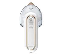 D'llesell Fer de voyage en acier inoxydable - Sans fil, portable, rechargeable par USB, repassage à 360°, fonction vapeur, léger