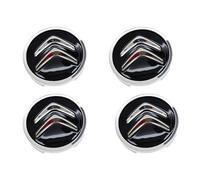 DLLHL Auto Cache Moyeux pour Citroen C4 Grand Picasso 2010-2013,ABS Cache de Roue Centrale Capuchons Moyeu Voiture Centre de Jante Capuchons Résistant à la Chaleur Décoration de Pneus,Black