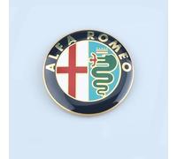 DLLHL Auto emblème pour Alfa Romeo 147 2000-2004,Matériel de Haute Qualité Logo Badge Autocollants Décoration Logo de Voiture Accessoires de Décoration,Gold