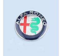 DLLHL Auto emblème pour Alfa Romeo 147 2000-2004,Matériel de Haute Qualité Logo Badge Autocollants Décoration Logo de Voiture Accessoires de Décoration,Silver