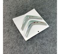 DLLHL Auto Emblèmes pour Citroen C3 X-TR 2005-2006,Métal Étiquetage Stickers Lettre Stickers Badge Logo Remplacer D'insigne Autocollantes Auto Accessoires,Silver-Logo