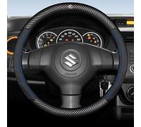 DLLHL Couvre Volant pour Suzuki SX4 S-Cross 2016-2021,Napa Cuir Protège Volant Agréable au Toucher Housse de Volant Antidérapante Sécurité Durable Améliorer Intérieur de Voiture,Blue
