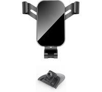 DLLHL sur Mesure Base de Support de Téléphone pour Voiture pour Porsche Cayenne 2010-2015,avec Universel 17 mm Connecteur à Bille Compatible avec La Plupart Supports de Téléphone,Black
