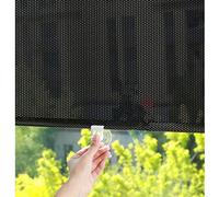 DLLY Store Enroulable Occultant pour Fenêtre De Toit,Store À Rouleau Pare-Soleil Rétractable,Store Enrouleur À Ventouse sans Perçage,Store Noir 45x125/68x125cm,visière De Voiture,68x125cm/27 * 49in