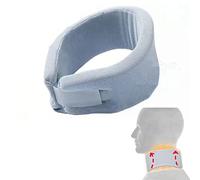 Dlmlemu Collier cervical en mousse à mémoire de forme, soulage les douleurs au cou et la pression de la colonne vertébrale, pour hommes, femmes, fournit un soutien pour travailler avec la tête en bas