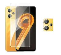 DLMTVO Pour Realme 9 9i 9 Pro Plus, film d’objectif en verre propre et protecteur d’écran en verre trempé 6,4 pouces