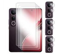 DLMTVO pour Vivo V50 Lite 4G 5G, Film Transparent Protecteur d’écran de 6,77 Pouces en Verre trempé