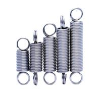 DLNTXFDG De 5 Ressorts de Traction en Acier Inoxydable 304 de 1,0 mm de diamètre, Double Boucle fermée, Crochet et Boucle(70mm,12mm)