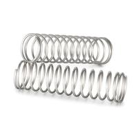 DLNTXFDG Micro Petit Ressort De Compression en Acier Inoxydable, 1.0mm, OD 6-15mm, Longueur 15mm À 50mm, 10 Pièces/lot(20mm,8mm(OD))