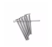 DLNTXFDG Panneau de Prise de commutateur électrique en Acier Inoxydable 304, vis étendue croisée à tête Ronde(M4X65 10pcs)
