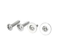 DLNTXFDG Vis autotaraudeuses à tête cylindrique avec rondelle M1.2-M5, 30 à 100 pièces(4mm,M1.4 100pcs)