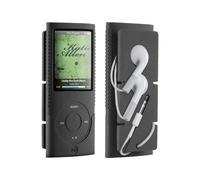 DLO Jam Jacket with Earphone Management - Étui pour lecteur - silicone - noir - pour Apple iPod nano (4G)