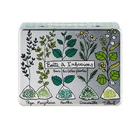 DLP Boîte à tisanes compartimentée Infusions pour les belles plantes – Derrière la porte