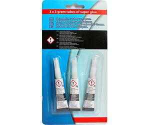 DLP Colle Forte Instantanée Super Glue 3x3 Gr Transparent Haute Viscosité